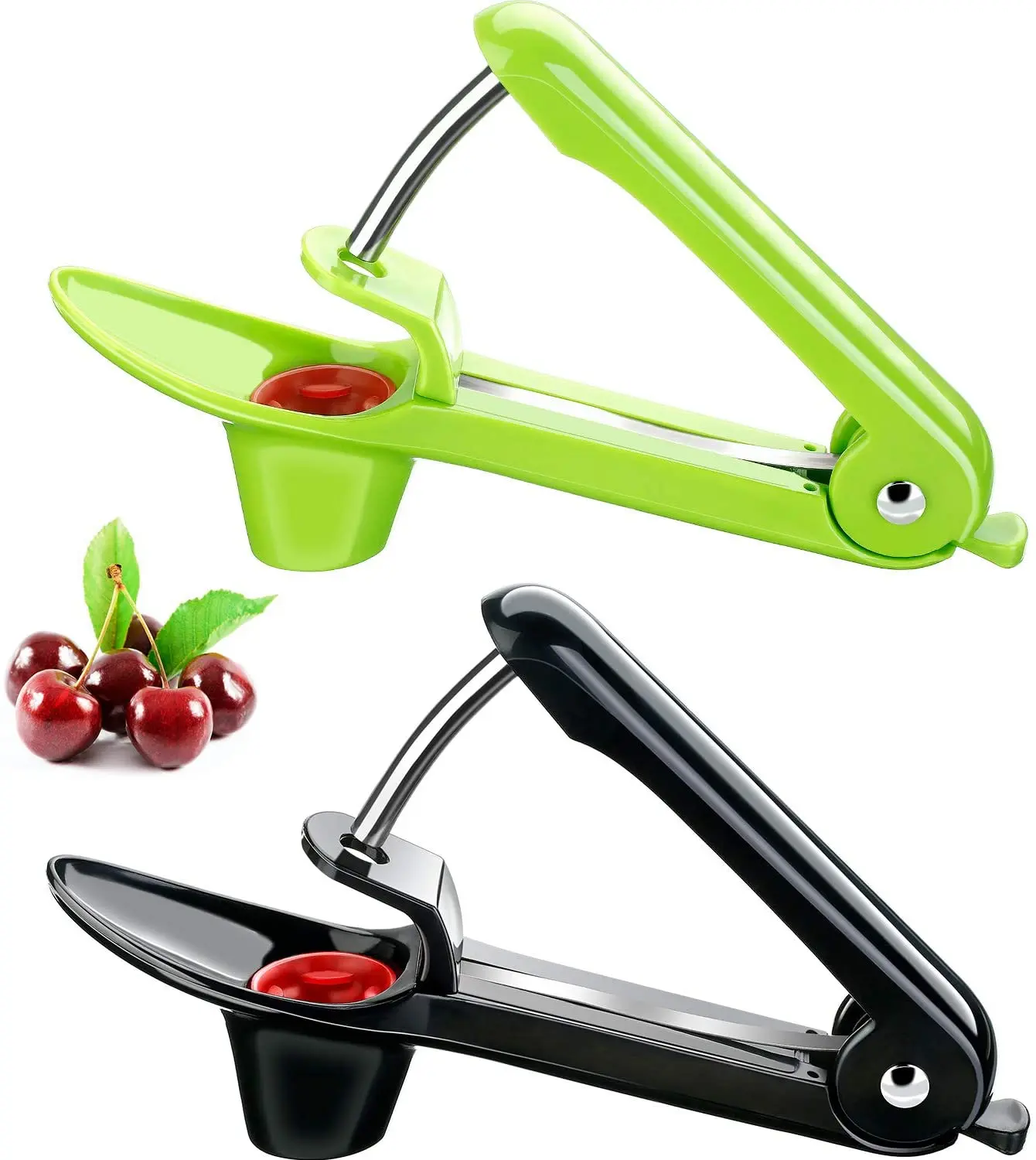 Handheld Cherry Olive Pitter Corer Stone Seed Removal Squeeze Grip Fruit Tool Fy 