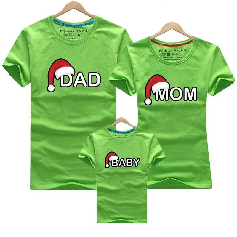 Dad Mom Baby Christmas Clothing Family Matching Outfits Clothes Mother ...