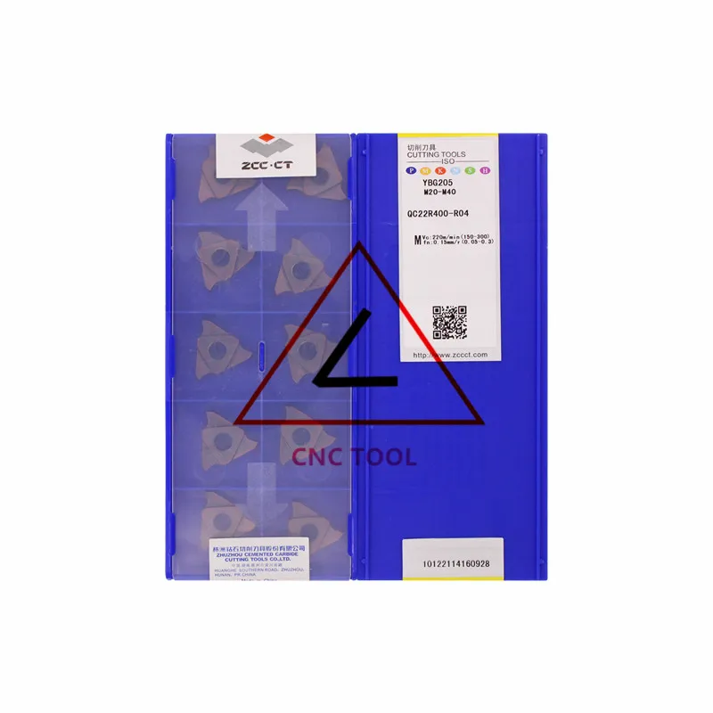 

QC22R400-R04 YBG205 10pcs Original CHINA ZCCCT Cutting Tool