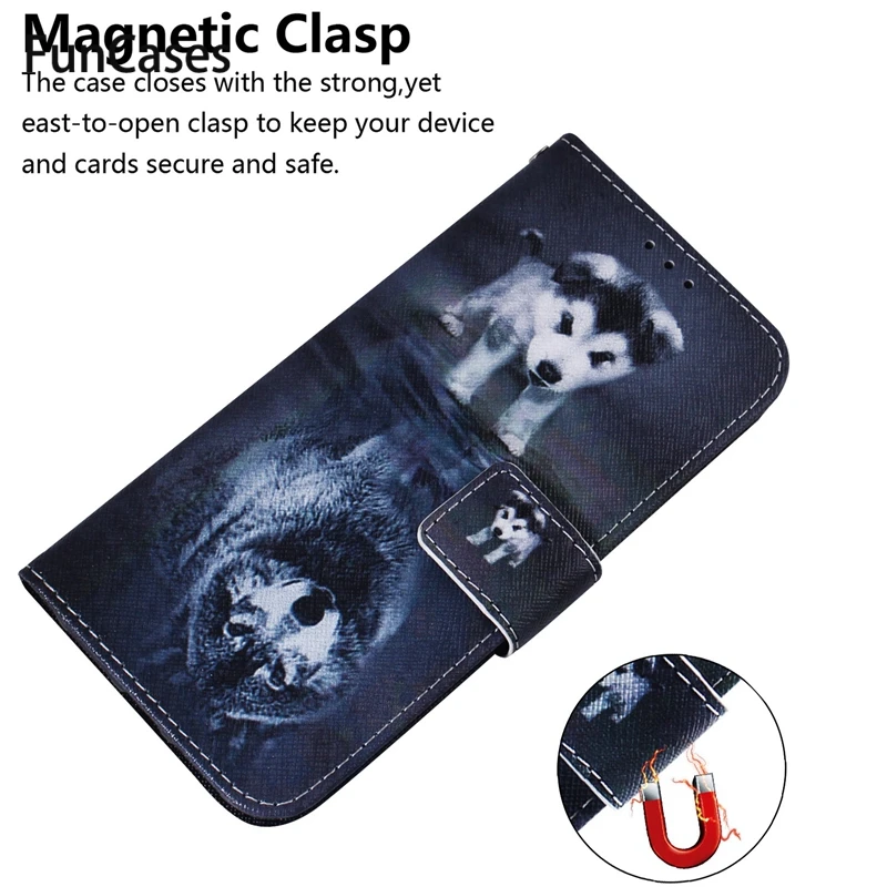 Для Etui huawei P Smart Z чехол с животным магнитным откидным бумажником, чехол для Coque huawei P Smart Plus чехол Huwawei P Smart