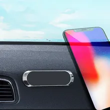 Мини полоса форма Магнитная автомобильная подставка для телефона для iPhone samsung Xiaomi настенный металлический магнит gps автомобильное крепление приборная панель