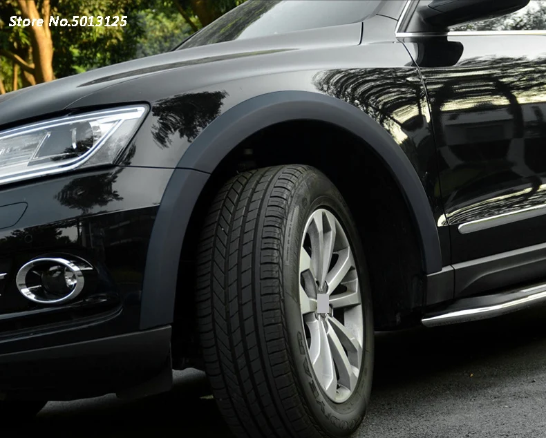 Для Audi Q5 q5 2010- автомобильное колесо для бровей отделка натирания бамперные полоски декоративные наклейки автомобильные аксессуары