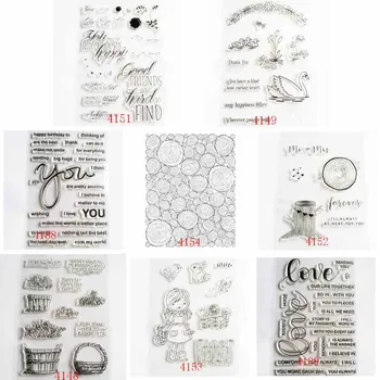 

Embossing Folder Stencils Sheets Paper Craft DIY Decor Handmade Cards Photo Album Silicone Seal Hand Account Scrapbooking