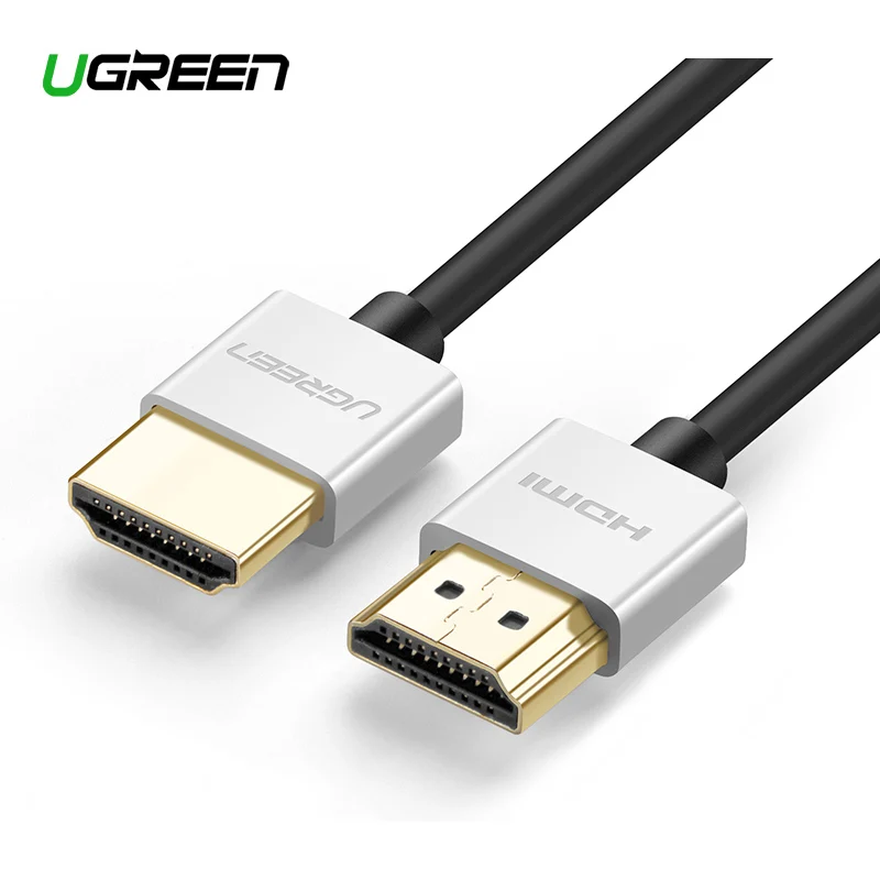Кабель Ugreen 4K HDMI тонкий кабель 2 0 для PS4 Apple TV Разветвитель переключатель 60 Гц Аудио