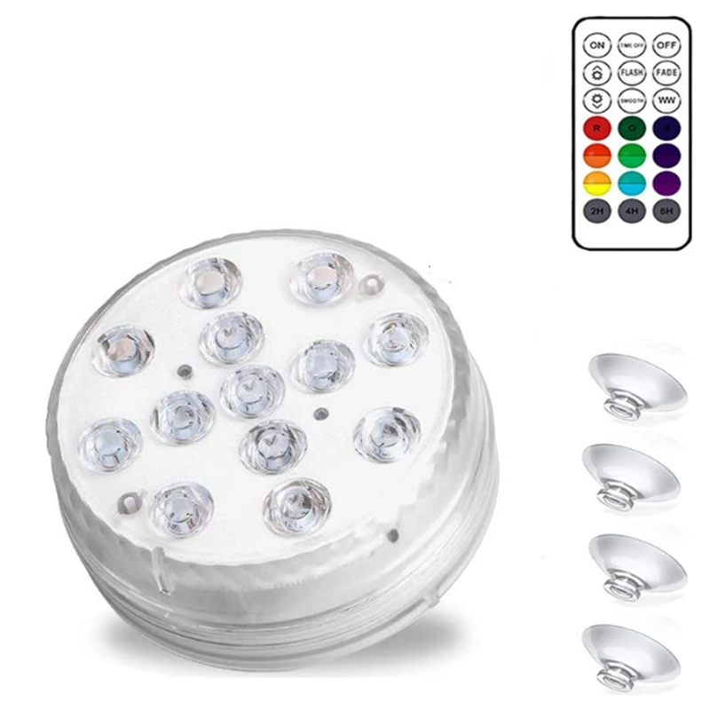 

Submersible LED Lights, Battery-Powered Decorative Lights Suitable for Aquariums, Swimming Pools, Ponds
