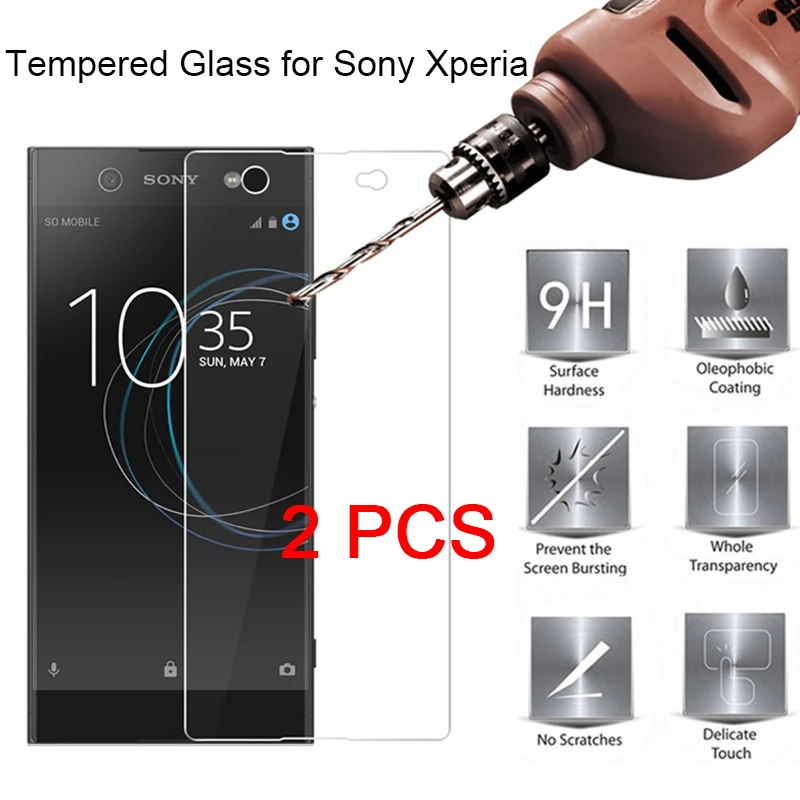 2 шт HD 9H Защитное стекло для sony Xperia L2 L1 L C3 C4 C5 закаленное стекло для защиты экрана для sony Xperia E5 E4g E4 E3 E1