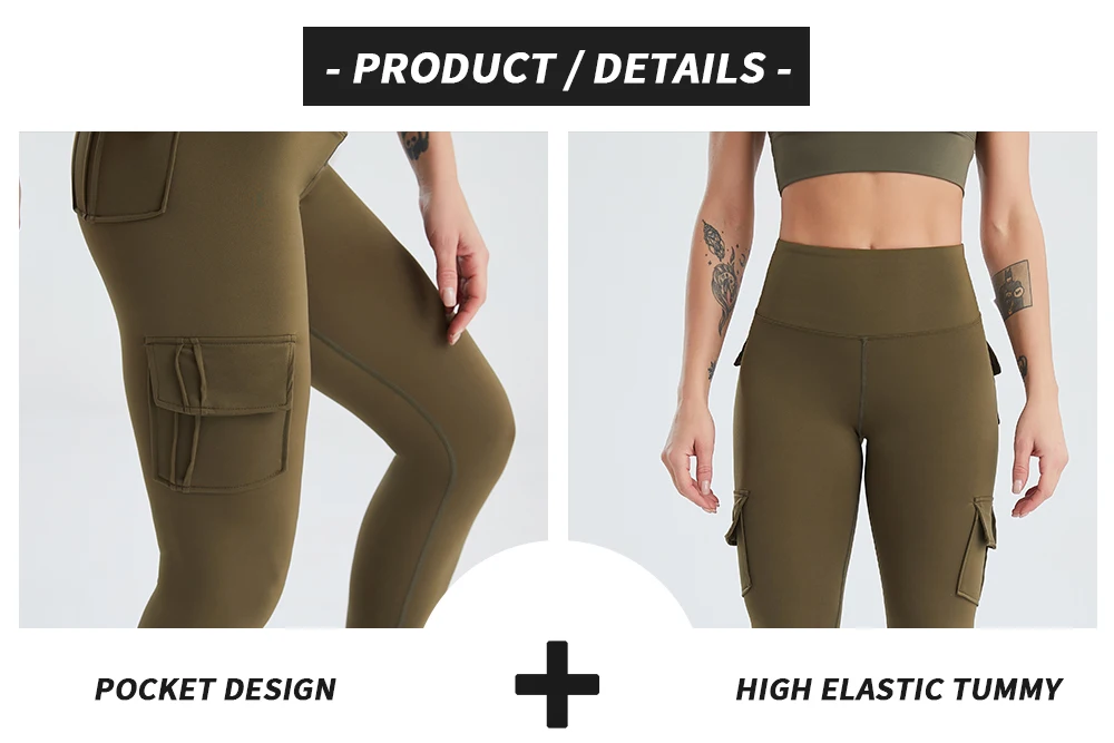 thermal leggings CHRLEISURE Sexy Push Up Leggings Women High Waist Fitness Workout Pocket Pants Seamless Elastic Slim Leggings Casual Cargo Pants carhartt leggings