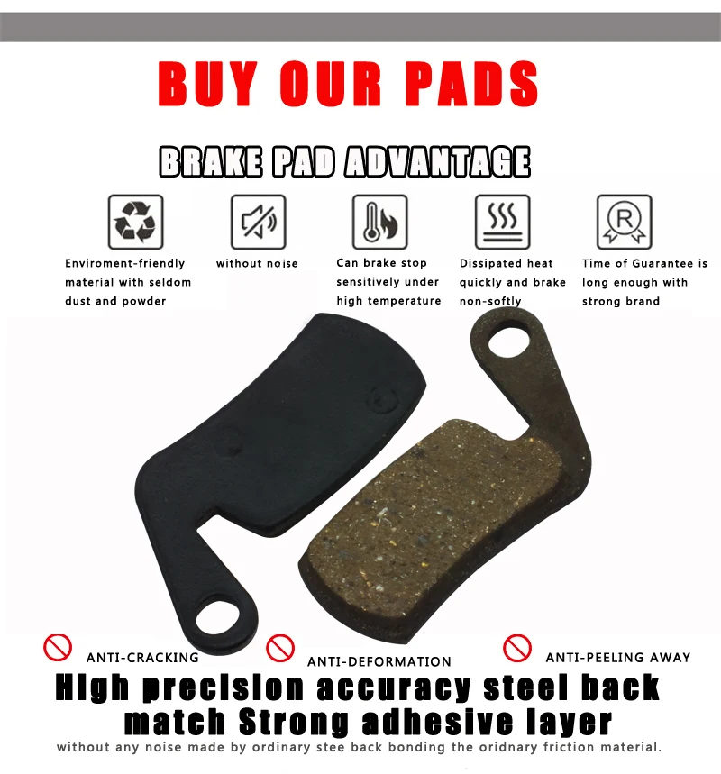 自転車ディスクブレーキパッド,Magura marta slボディービルの一時的な