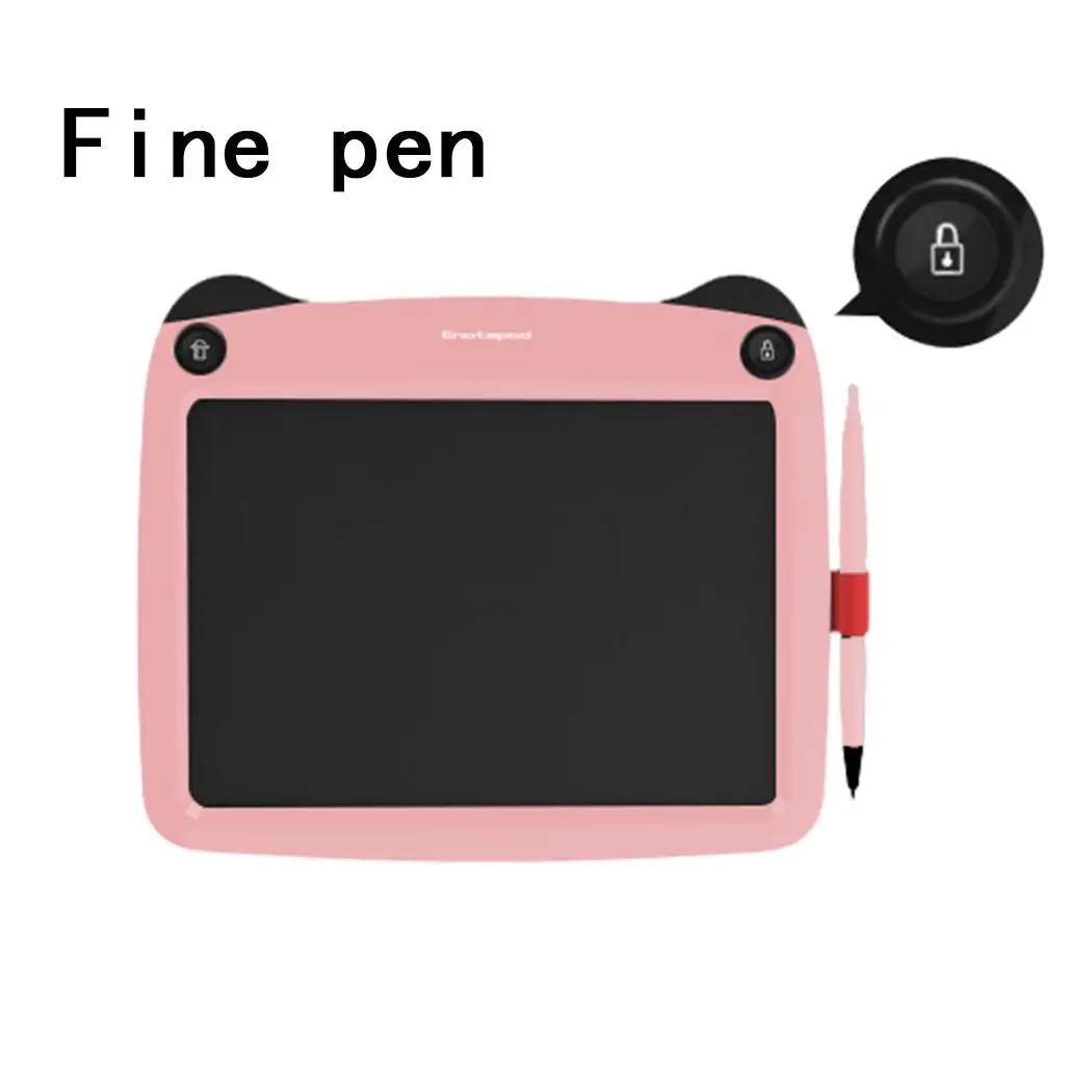 red fine pen Дети мультфильм ЖК Рисование граффити доска> 100000 - Цвет: red fine pen