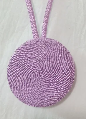 Purple Намотка занавес ремень короткий Плетеный Круглый держатель галстук Европа магнитная пряжка креативный дикий простой удар-бесплатно аксессуары - Цвет: Purple