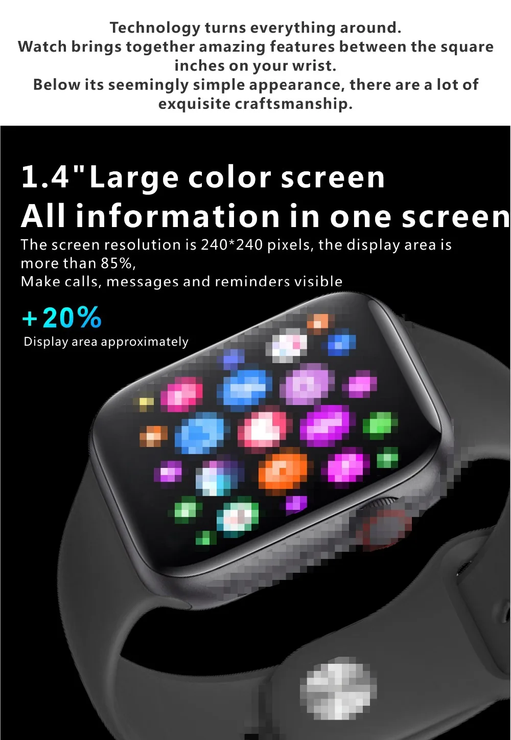 2020 H55 pro Smart Watch 40 mm Women Series 5 Bluetooth Call Smartwatch Heart Rate Sport Band For IOS Android PK IWO 12 W75 T200 (2)