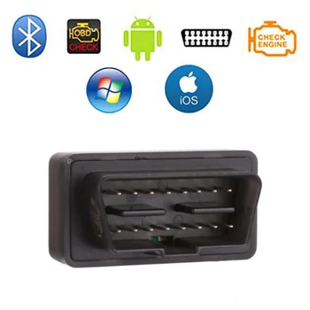 

New Elm327 Bluetooth OBD2 Auto Scan Tool Mini ELM 327 OBD 2 Eml327 BT4.0 Diagnostic Scanner For Cars Adapter For iPhone/Android