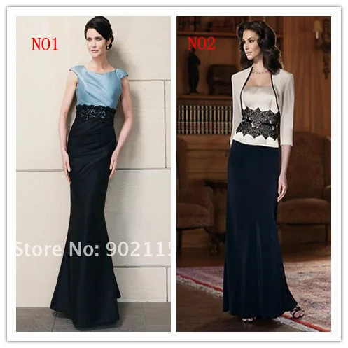 

free shipping 2016 Full Length Mother of the bride Dress with free jacket Lady Formal Dress/outfits