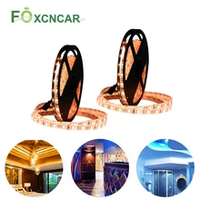 Светодиодные ленты 12V 5050 SMD цветная(RGB) светодиодная подсветка под шкаф HD ТВ настольных пк Экран Подсветка шкаф Кухня светильник ing светодиодный освещение