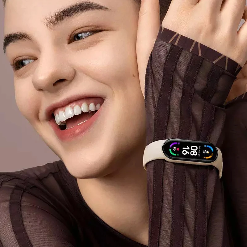 Global Version Xiaomi Mi Band 6 Smart Bracelet 1.56"AMOLED Screen miBand 6 Heart Rate Fitness Traker Bluetooth 5 ATM Waterproof Global Version Xiaomi Mi Band 6 Smart Bracelet 1.56"AMOLED Screen miBand 6 Heart Rate Fitness Traker Bluetooth 5 ATM Waterproof