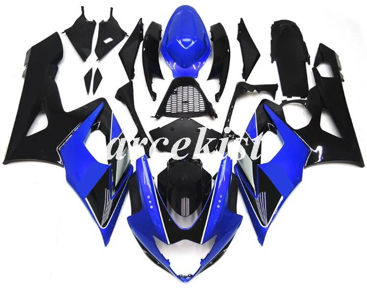 Литьевая форма ABS Полный мотоцикл обтекатели комплект для Suzuki GSXR1000 GSXR-1000 K5 05 06 2005 2006 набор кузова белый корона