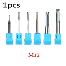 Карбид HRC65 Резьбовая мельница сверло резак с покрытием ЧПУ Фрезерный метрический M1-M12 инструмент