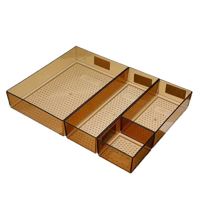 Kitchen Drawer Divider Storage Compartment Box Organizer Layered Partition Desktop Finishing Home Makeup Tableware Storage Box