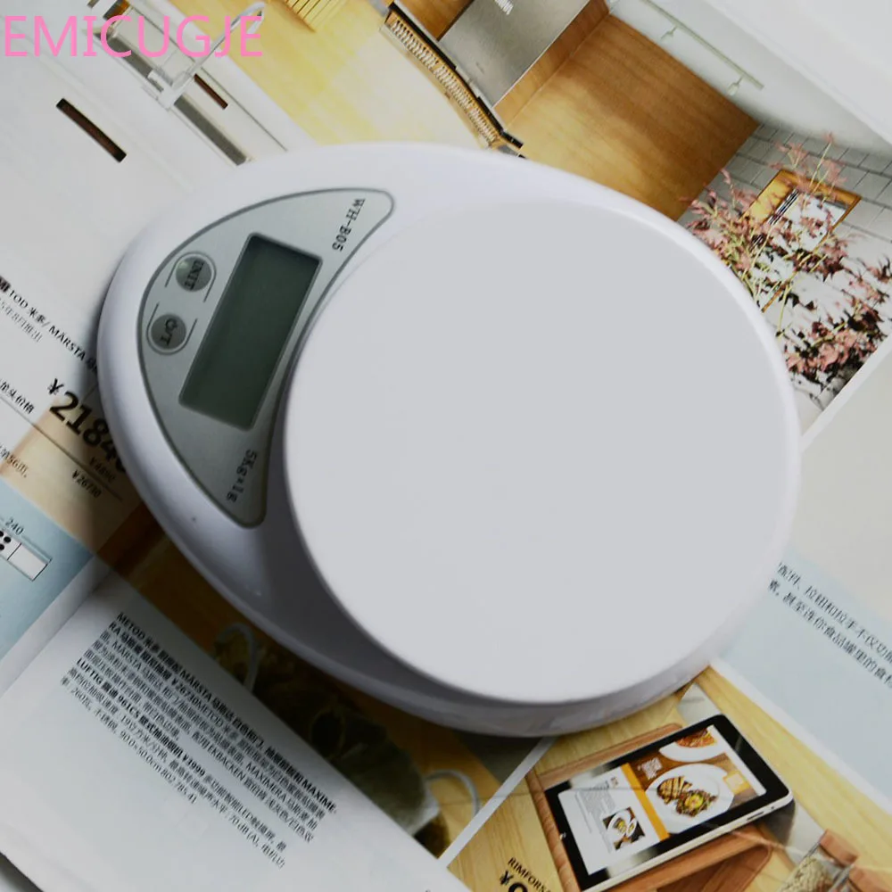 Почтовой Еда баланс измерительный Вес весы Портативный 5кг Цифровые Электронные