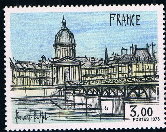 FR3060 France Stamp 1978 Art Series Pife Painting French Academy 1Pcs New Engraved Postage Stamps MNH Collecting | Канцтовары для