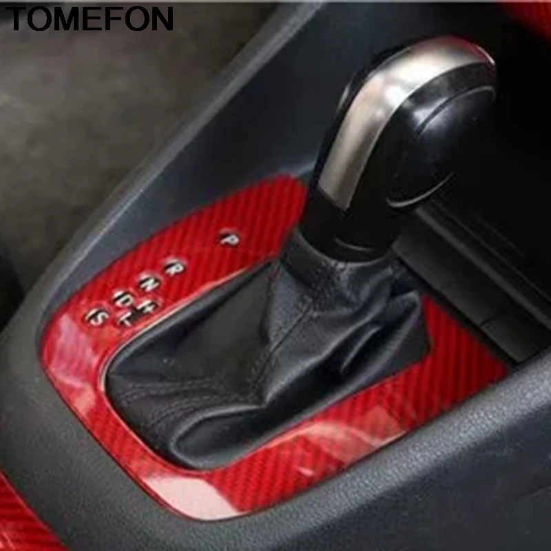 TOMEFON для Volkswagen Golf 6 MK6 2010 2011 2012 LHD Автомобильный Центр управления коробка переключения передач Панель крышка отделка интерьера Аксессуары ABS