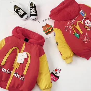 

Tonytaobaby New Winter Clothes for Boys and Girls Christmas Style and Cotton Padded Padded Coat