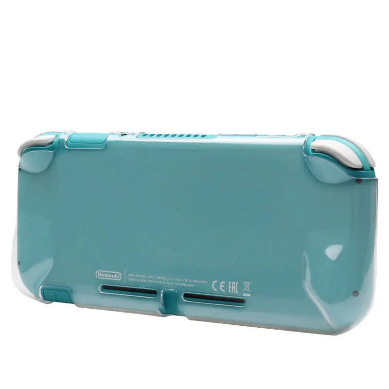 Белый Чехол с кристаллами для nintendo Switch Lite, Жесткий ПК, прозрачная Защитная крышка для NS Lite - Цвет: Белый