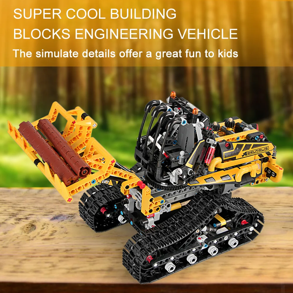 

High Quality 873PCS Remote Control Building Blocks Car RC Building Blocks Educational Toys for Kids
