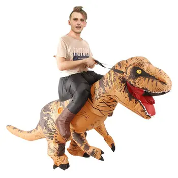

Christmas Halloween Costumes Dinosaur Inflatable Costume Dress Up Props Tyrannosaurus Cosplay Costume