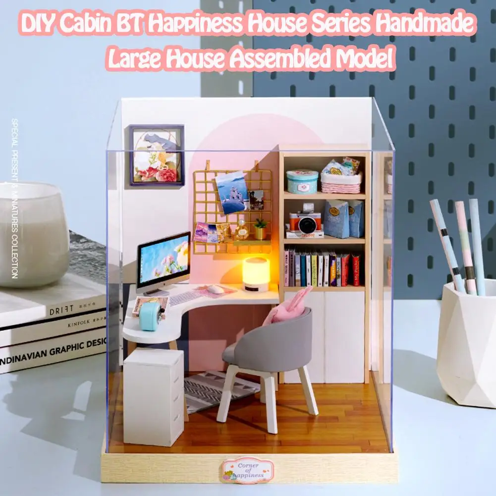 Мини DIY кабина счастье дом серия ручной работы большой дом романтическая гостиная каюта игрушки время обеда и вкус жизни