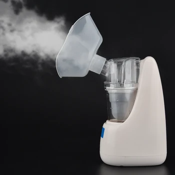 

Mini Handheld Inhaler Nebulizer Portable Silent Ultrasonic Inhaler Nebulizer Rechargeable Medical Steaming Atomizer Healthy Care