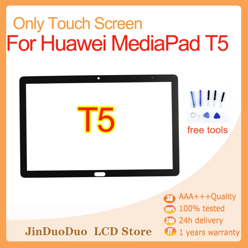 

10.1"New For Huawei MediaPad T5 AGS2-W09H AGS2-L09 AGS2-W09 AGS2-L03 AGS2-W19 Touch Screen Panel Front Glass Outer Glass Lens