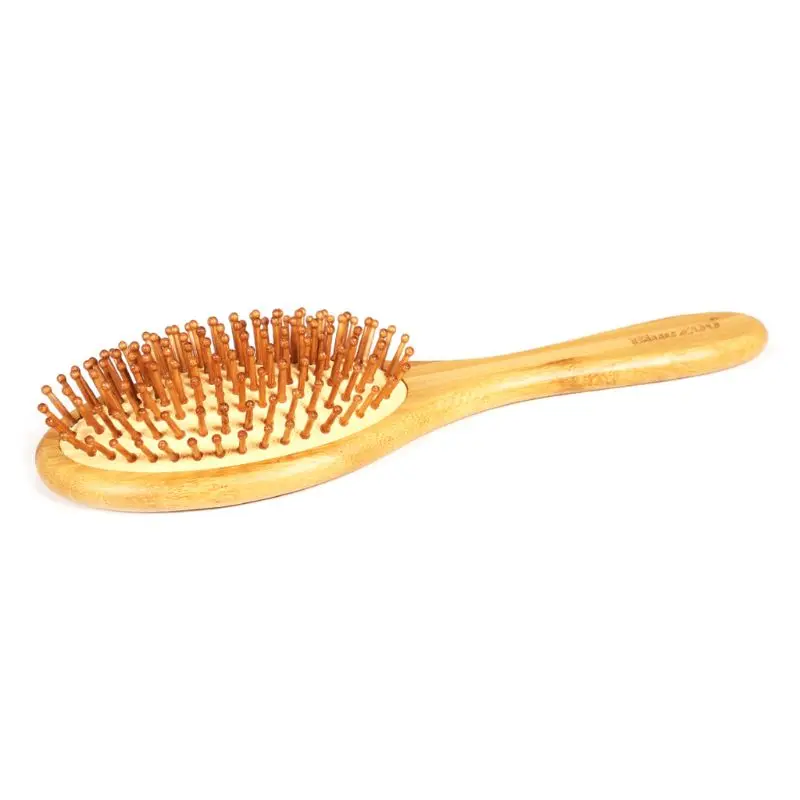 Bamboo Paddle кисточки Уход за волосами спа массаж головы гребень антистатические гребни для волос 25x8x4 см