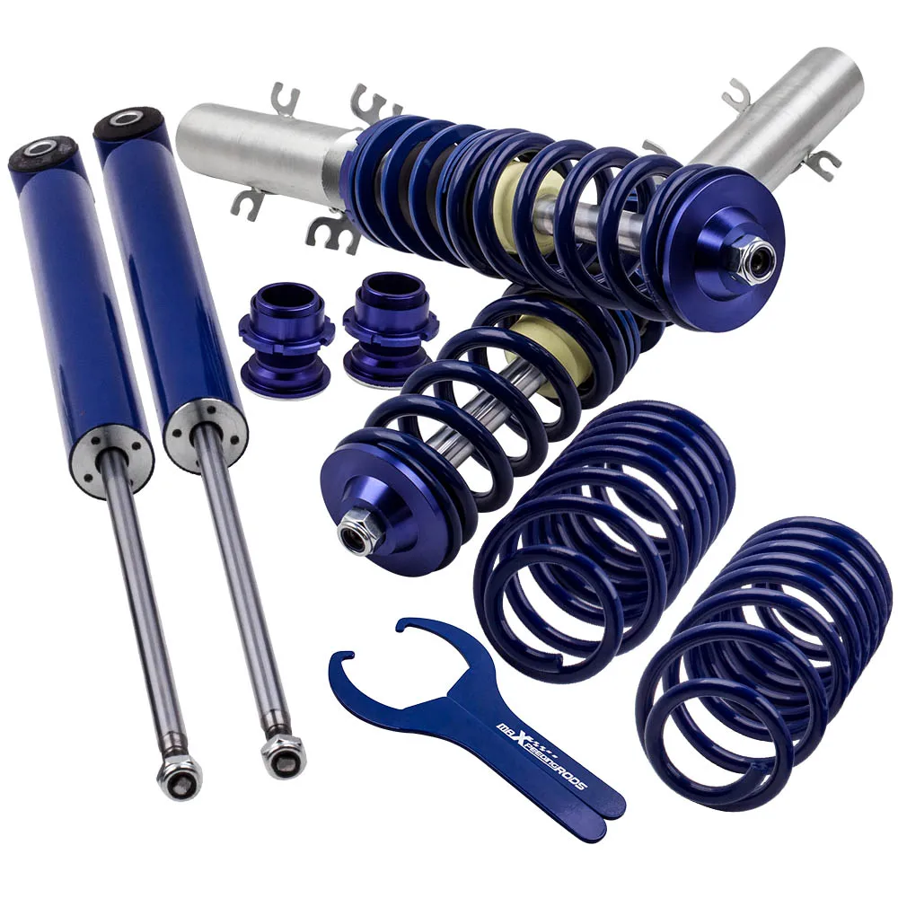 Стойки подвески Coilover для VW Volkswagen Golf MK4 Bora 1 9 TDi амортизатор Seat Leon 8 T пружина Audi TT Mk1