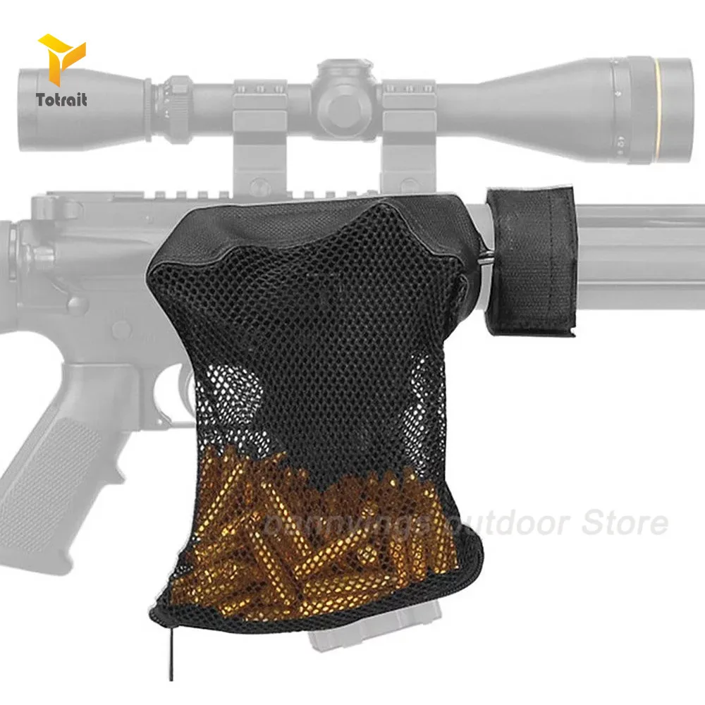 

Hunting tactical military army shooting Brass M4 AR15 Bullet Catcher Rifle Gun Mesh Trap Shell Catcher Wrap Around Zipper Bag