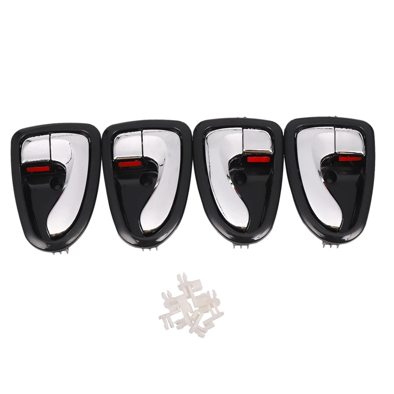 4pcs Car Inside Door Handle Front Rear Left Right For Hyundai Accent
