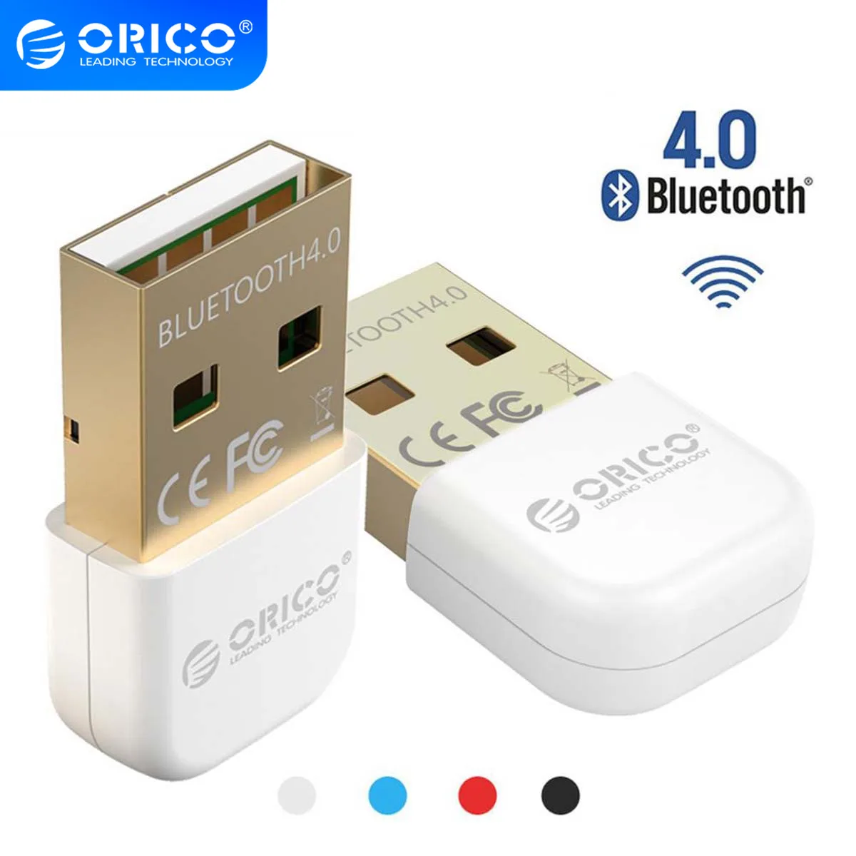 

ORICO Wireless USB Bluetooth Adapter 4.0 Bluetooth Dongle Music Sound Receiver Adapter Bluetooth Transmitter for Computer PC