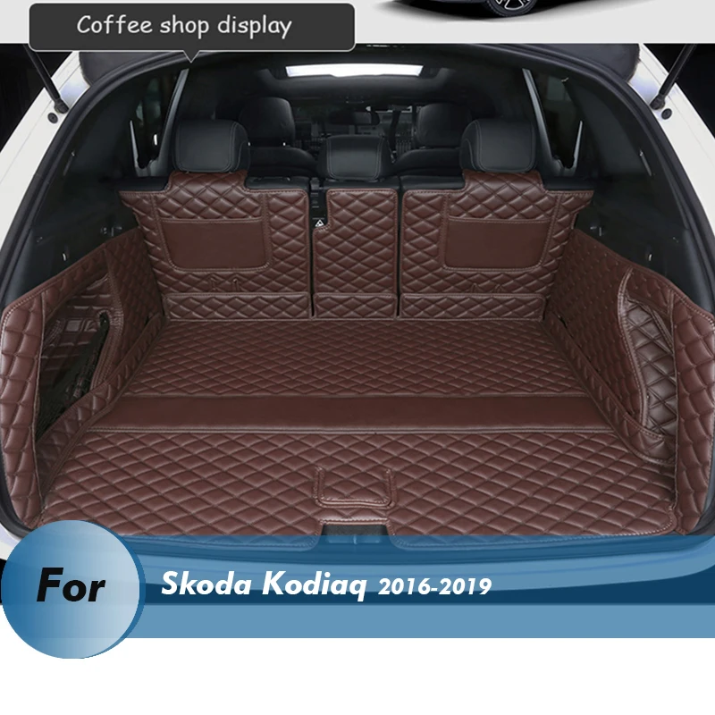 Online fashion store Skoda KODIAQ 20167 seats 3rd row down EXCLUSIVE Rubber Boot Liner Mat