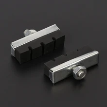 Велосипедные V тормозные колодки резиновая обувь Черные Блоки прочные MTB Аксессуары для велосипедов Горячая