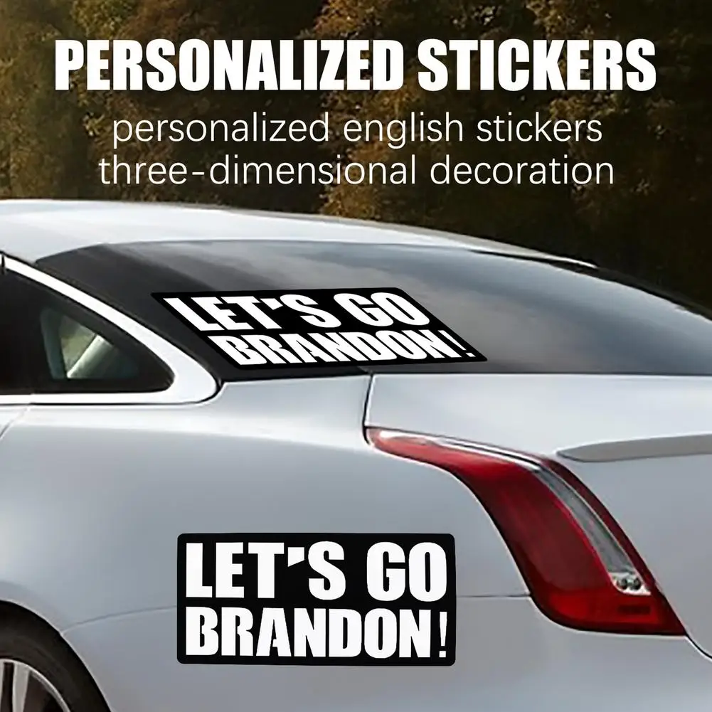 10Pcs Personalized English Letter Car Sticker Waterproof Sunscreen Body Motorcycle Decals For Auto Decoration Accessories | Автомобили и