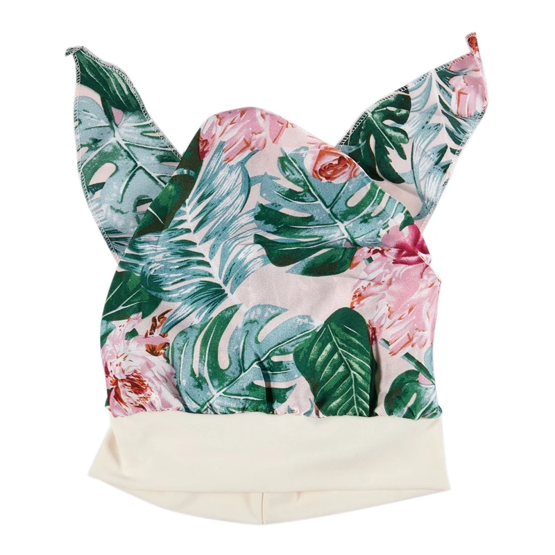 

Women Printed Hijabs Hats Turban Head Head Scarf Chemo Cancer Cap Hair Loss Hat Long Tail Bow Bonnet Wide Band Wrap Cap