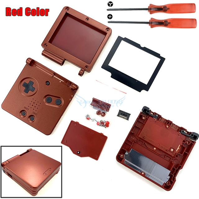 New For GBA SP Housing Shell Case Replacement Full Cover Set For Nintendo GameBoy Advance SP Accessories Dropshipping