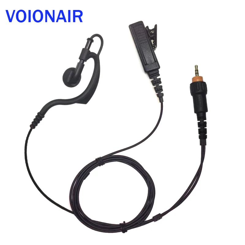 VOIONAIR 10 шт./лот G Стиль ушной крючок наушник гарнитура PTT микрофон для Motorola CLP1010 CLP1040