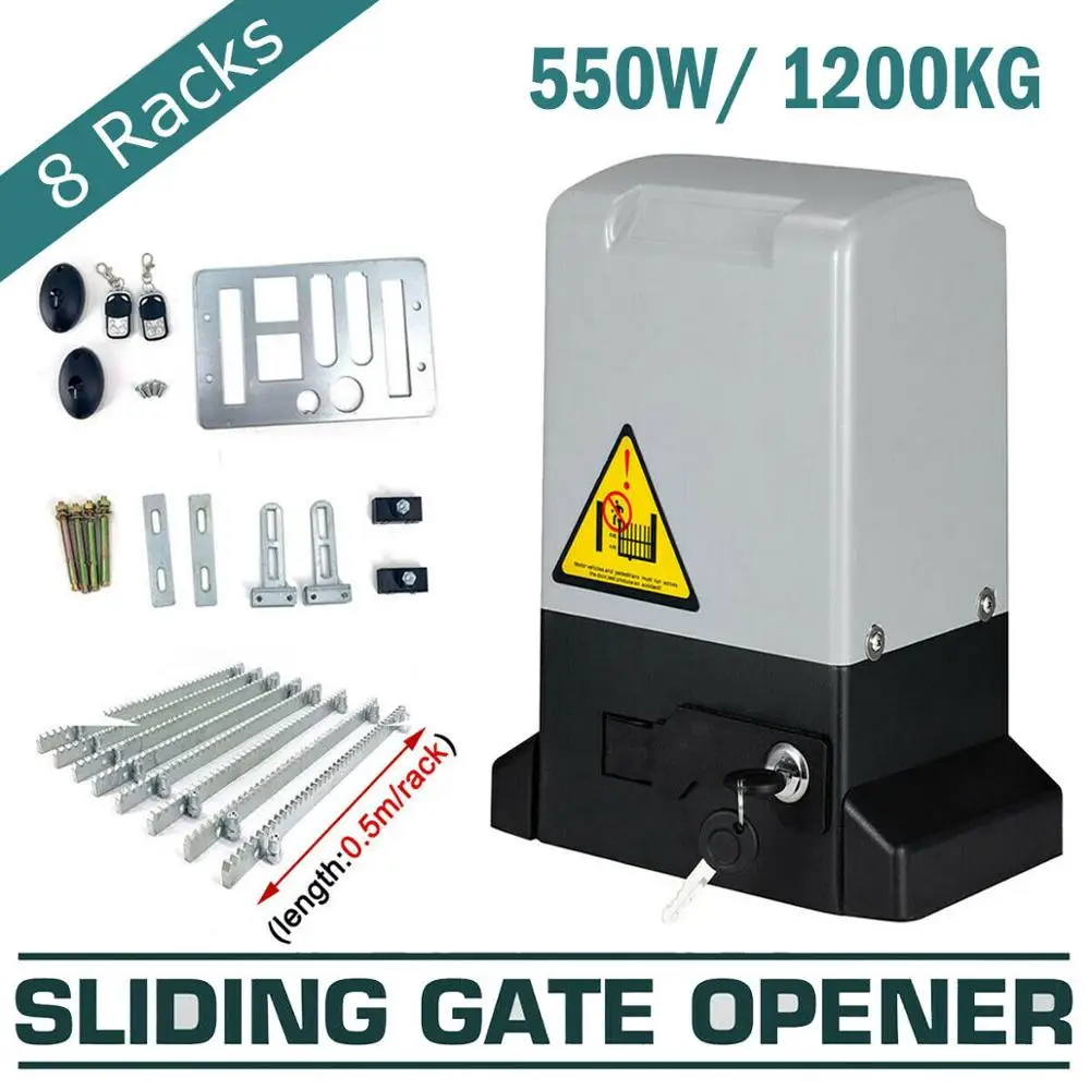 

Sliding Gate opener Gate Drive Sliding gate nylon gear rack Sliding gate opener operator Gate Drive + 2 remote control