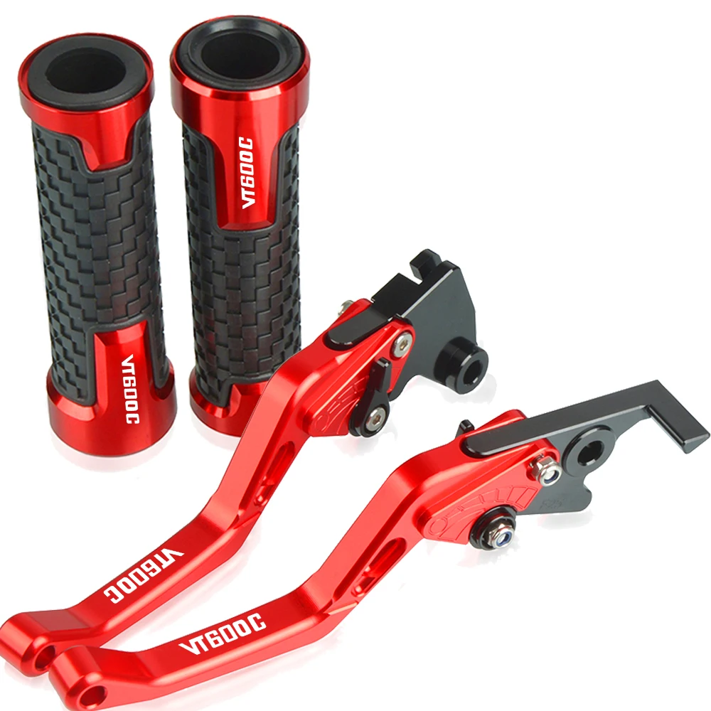 Motorcycle Short Brake Clutch Levers Handlebar Grip Handle Bar Motorbike Hand For Honda VT600C VT 600 C 1998-2007 2006 2005 2004 |