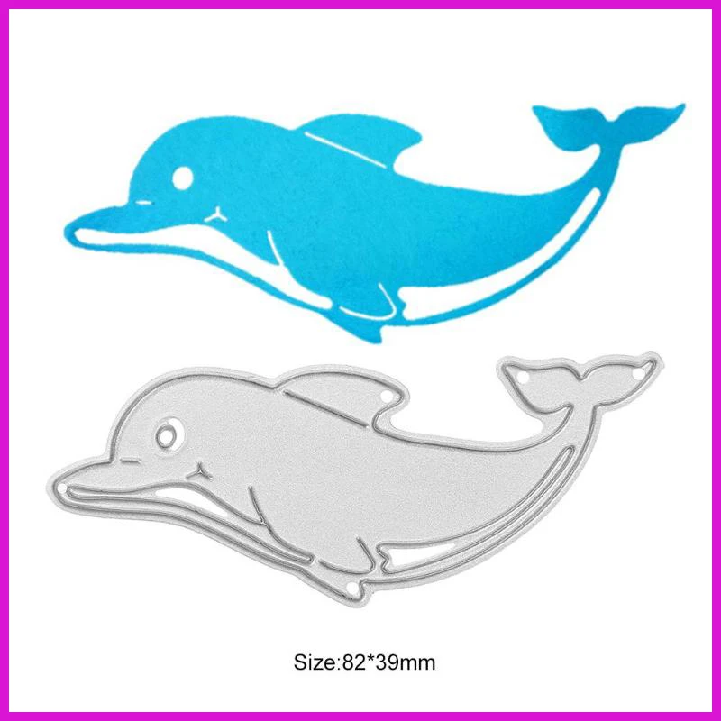 DIY Вырубные штампы в виде дельфинов трафареты животных фотоальбом декор для