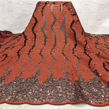 

High Quality Nigerian Lace Fabrics Lilac Mesh African Lace Fabric 2019 Latest Guipure Velvet French Net Lace Fabric