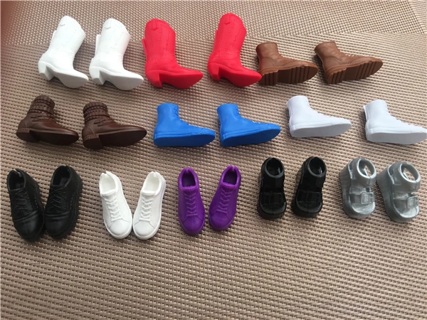 Blythy Doll Boots Doll Decors 1/6 Blyth Black Coffee Blue White Silver Sandals Shoes Children DIY Dressing Toy Fashion Shoe doll accessories doll shoes