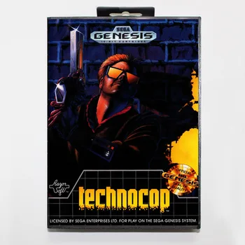 

Technocop 16bit MD Game Card For Sega Mega Drive/ Genesis with Retail Box