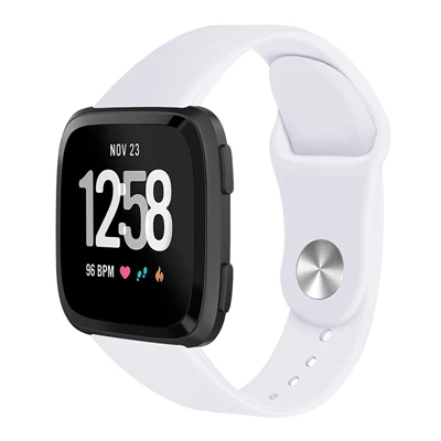 white Hangrui Мягкие силиконовые умные часы ремешок для Fitbit Versa ремешок обратный Спортивный Браслет для Fitbit Versa Lite ремешок - Цвет: white